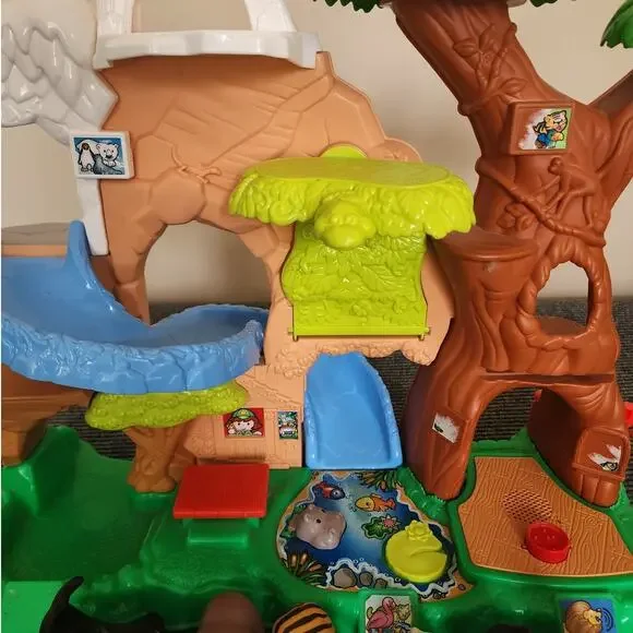Fisher-Price Little People Zoo Talkers Animal Sounds Jungle Playset - Picture 4 of 6